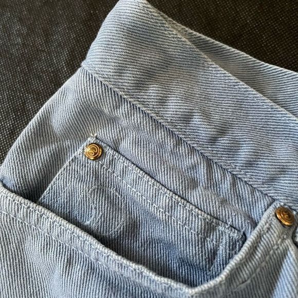 ST JOHN Women High Rise Jeans 12 blue Straight Leg - Picture 3 of 10